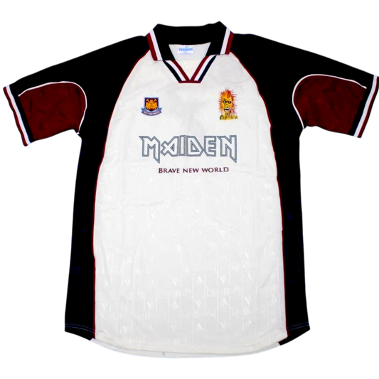 JERSEY IRON MAIDEN BLANCO 1999