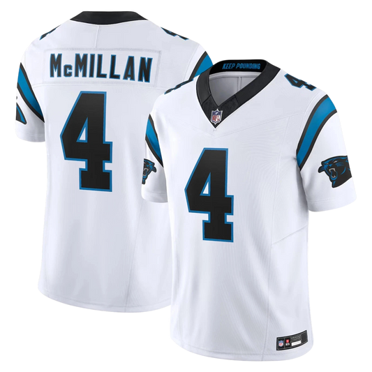 JERSEY CAROLINA PANTHERS VISITA BLANCO NFL