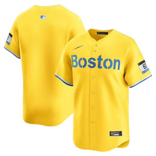 JERSEY RED SOX ALTERNATIVO AMARILLA MLB