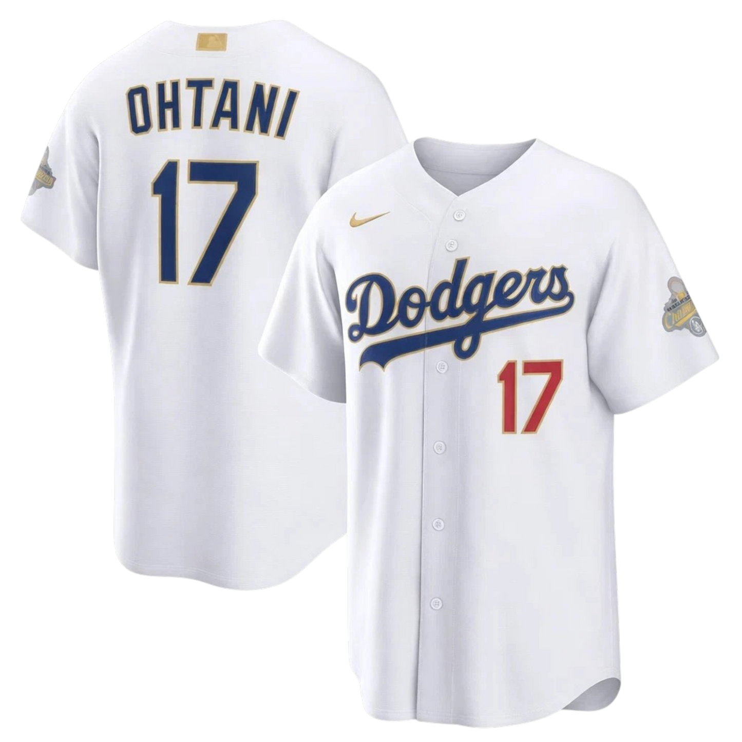 JERSEY LA DODGERS EDICION ORO MLB
