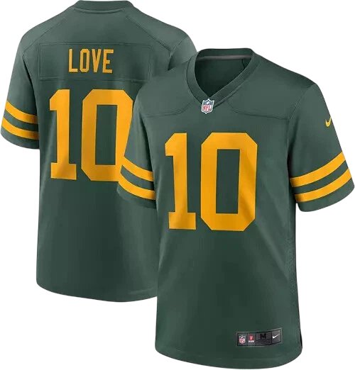 JERSEY GREN BAY PACKERS ALTERNATIVO RUSH VERDE NFL