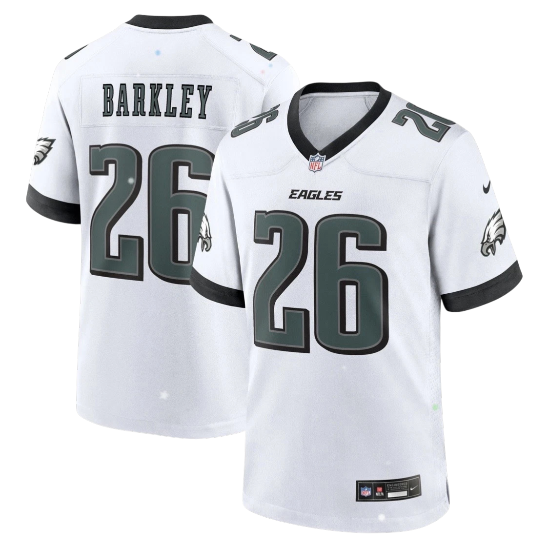JERSEY PHILADELPHIA EAGLES VISITA BLANCO NFL