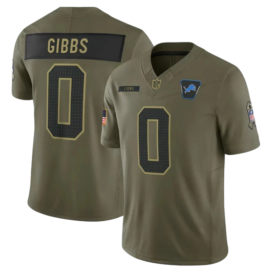 JERSEY SALUTE TO SERVICE DETROIT LIONS NFL