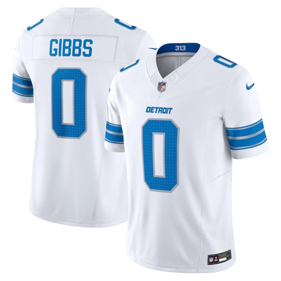 JERSEY DETROIT LIONS VISITA BLANCO NFL