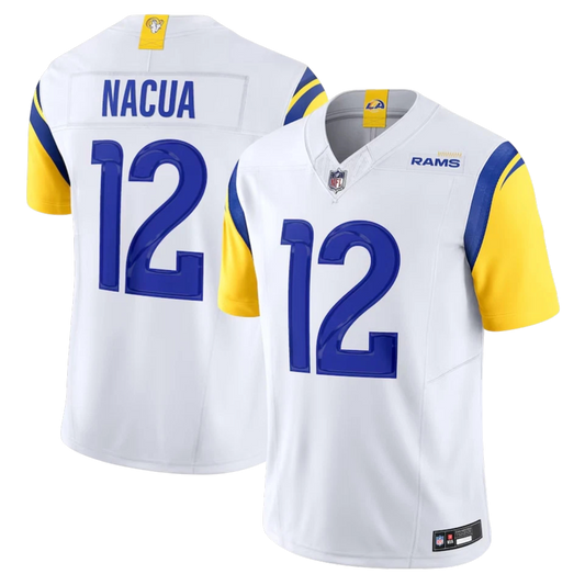 JERSEY LOS ANGELES RAMS VISITA BLANCO NFL