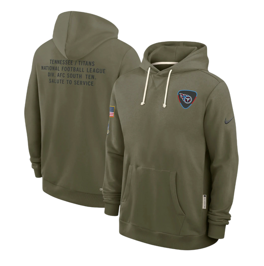 SUDADERA SALUTE TO SERVICE 2025 TENNESSEE TITANS NFL HOMBRES