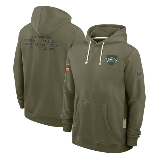 SUDADERA SALUTE TO SERVICE 2025 NEW YORK JETS NFL HOMBRES