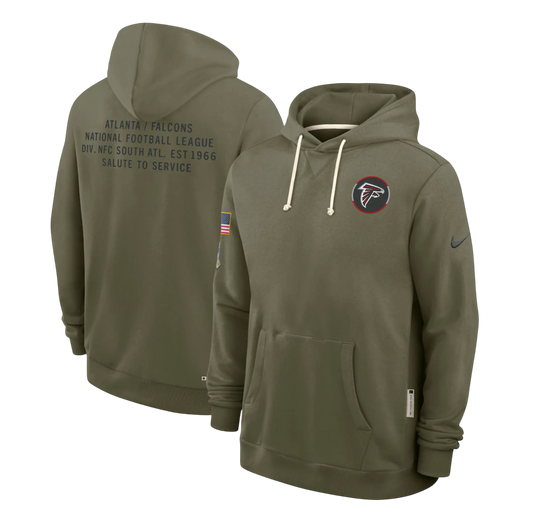 SUDADERA SALUTE TO SERVICE 2025 ATLANTA FALCONS NFL HOMBRES