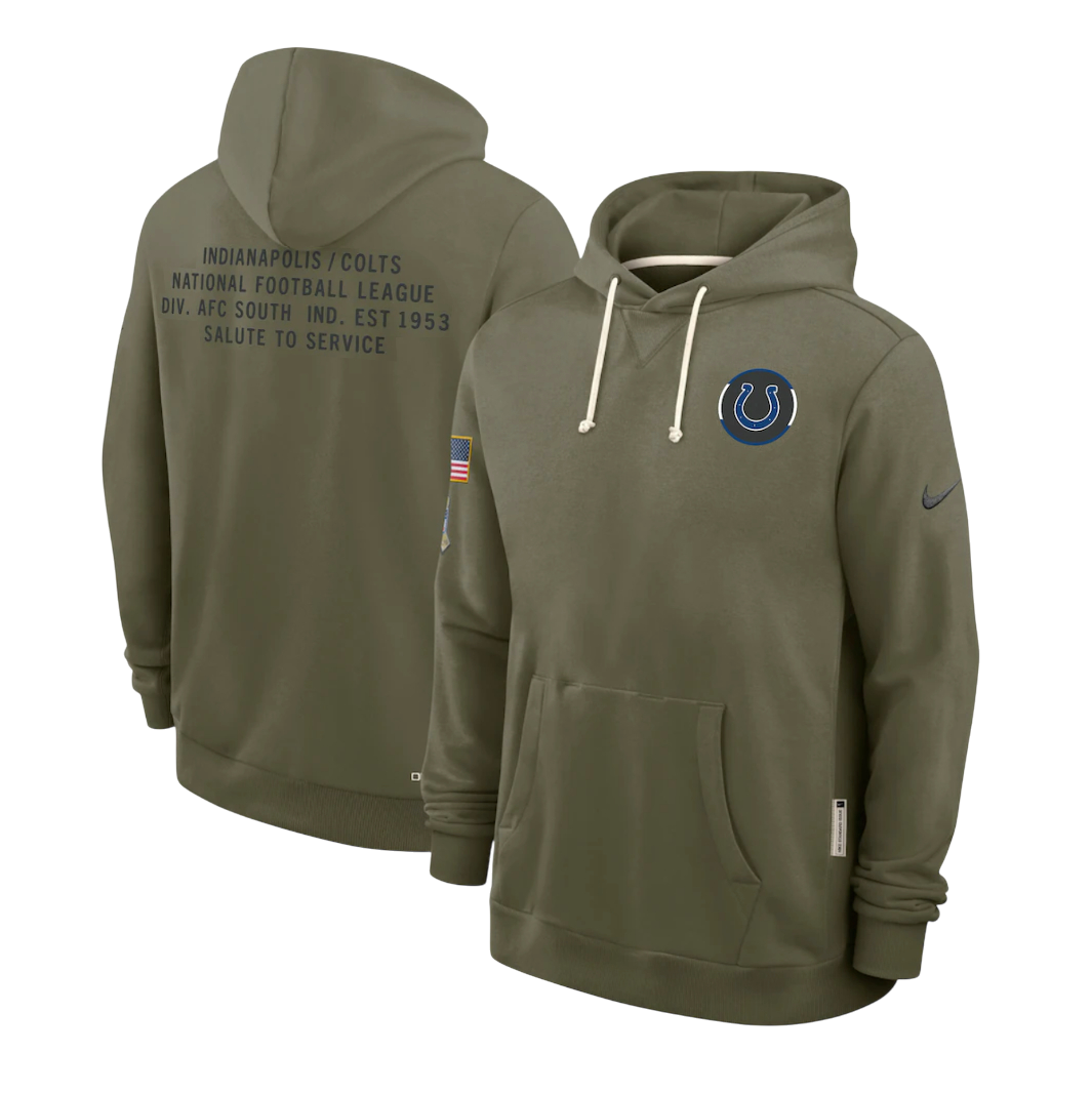 SUDADERA SALUTE TO SERVICE 2025 INDIANAPOLIS COLTS NFL HOMBRES