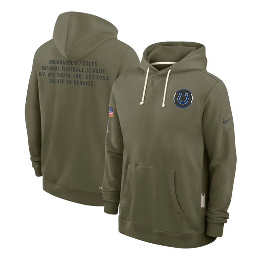 SUDADERA SALUTE TO SERVICE 2025 INDIANAPOLIS COLTS NFL HOMBRES