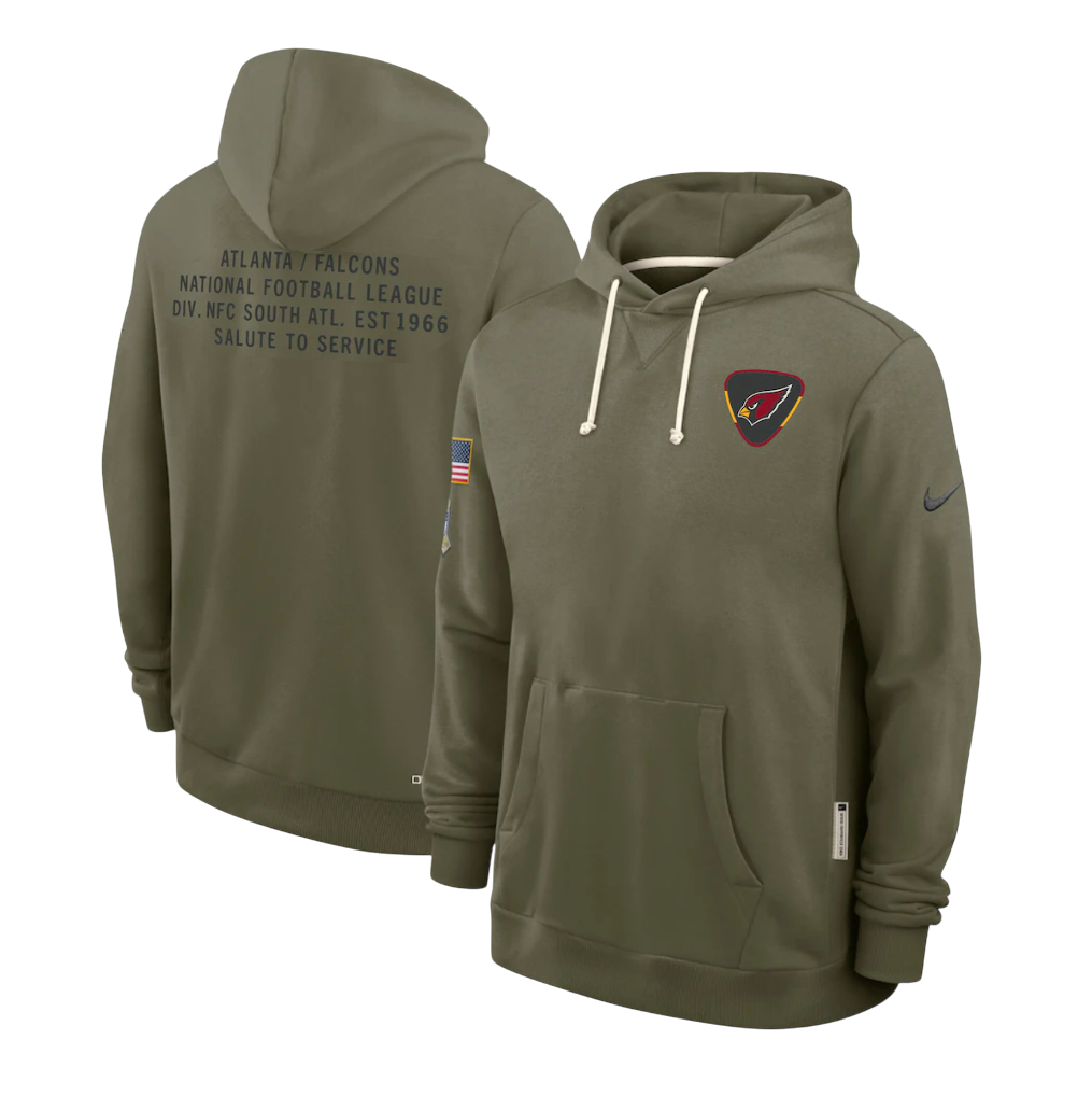SUDADERA SALUTE TO SERVICE 2025 ARIZONA CARDINALS NFL HOMBRES