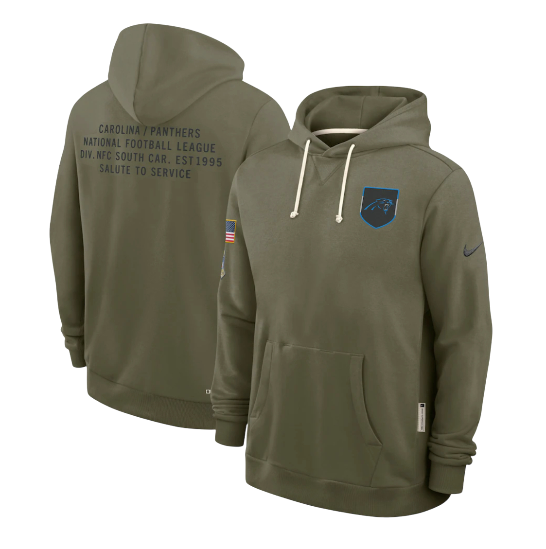 SUDADERA SALUTE TO SERVICE 2025 CAROLINA PANTHERS NFL HOMBRES
