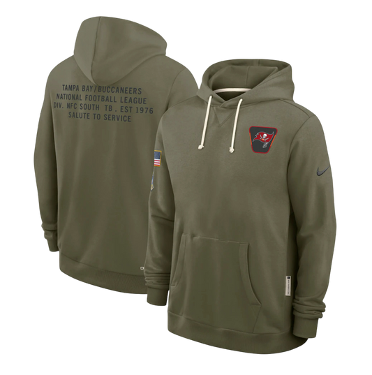 SUDADERA SALUTE TO SERVICE 2025 TAMPA BAY BUCCANEERS NFL HOMBRES
