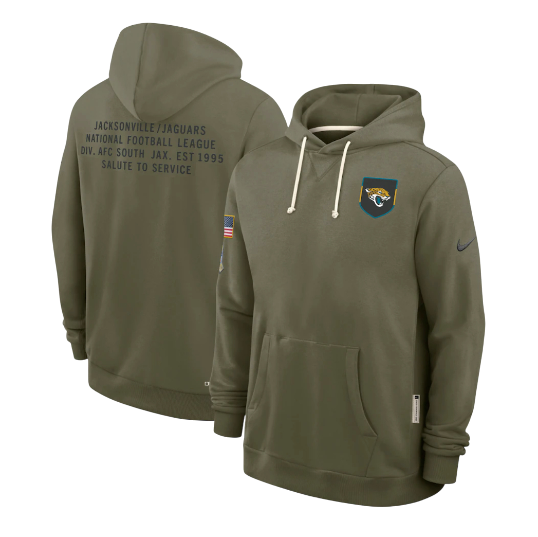 SUDADERA SALUTE TO SERVICE 2025 JACKSONVILLE JAGUARS NFL HOMBRES
