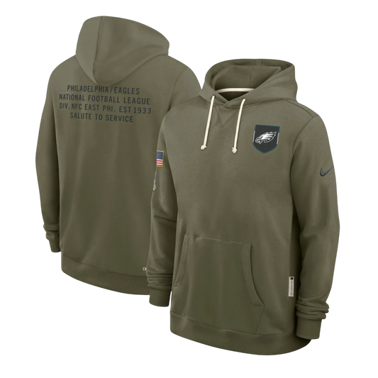 SUDADERA SALUTE TO SERVICE 2025 PHILADEPHIA EAGLES NFL HOMBRES