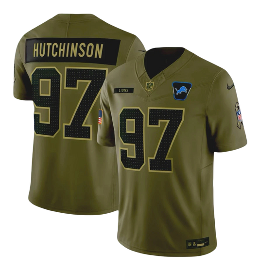 JERSEY SALUTE TO SERVICE DETROIT LIONS NFL HOMBRES