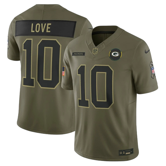 JERSEY SALUTE TO SERVICE GREEN BAY PACKERS NFL HOMBRES
