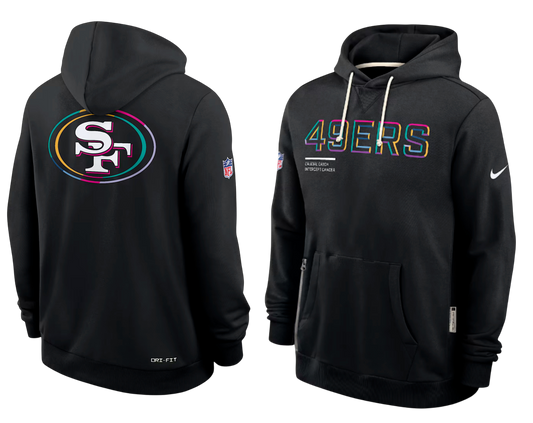 SUDADERA CRUCIAL CATCH  2025 SAN FRANCISCO 49ERS NFL HOMBRES