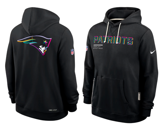 SUDADERA CRUCIAL CATCH 2025 NEW ENGLAND PATRIOTS NFL HOMBRES