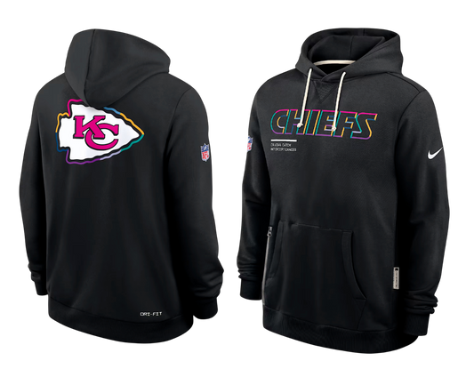 SUDADERA CRUCIAL CATCH 2025 KANSAS CITY CHIEFS NFL HOMBRES