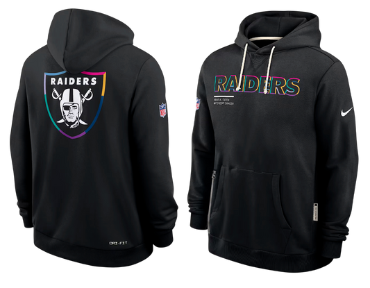 SUDADERA CRUCIAL CATCH 2025 LAS VEGAS RAIDERS NFL HOMBRES