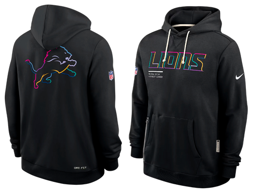 SUDADERA CRUCIAL CATCH 2025 DETROIT LIONS NFL HOMBRES