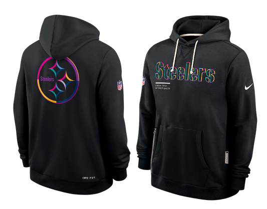 SUDADERA CRUCIAL CATCH 2025 STEELERS NFL HOMBRES